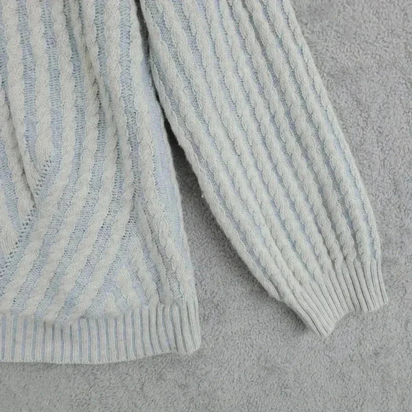 Lineamaglia Wool Cashmere Blend Made in Italy Crew neck Sweater L Women's  6CT - Picture 6 of 7